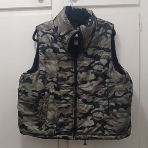 Camouflage Puffer Vest